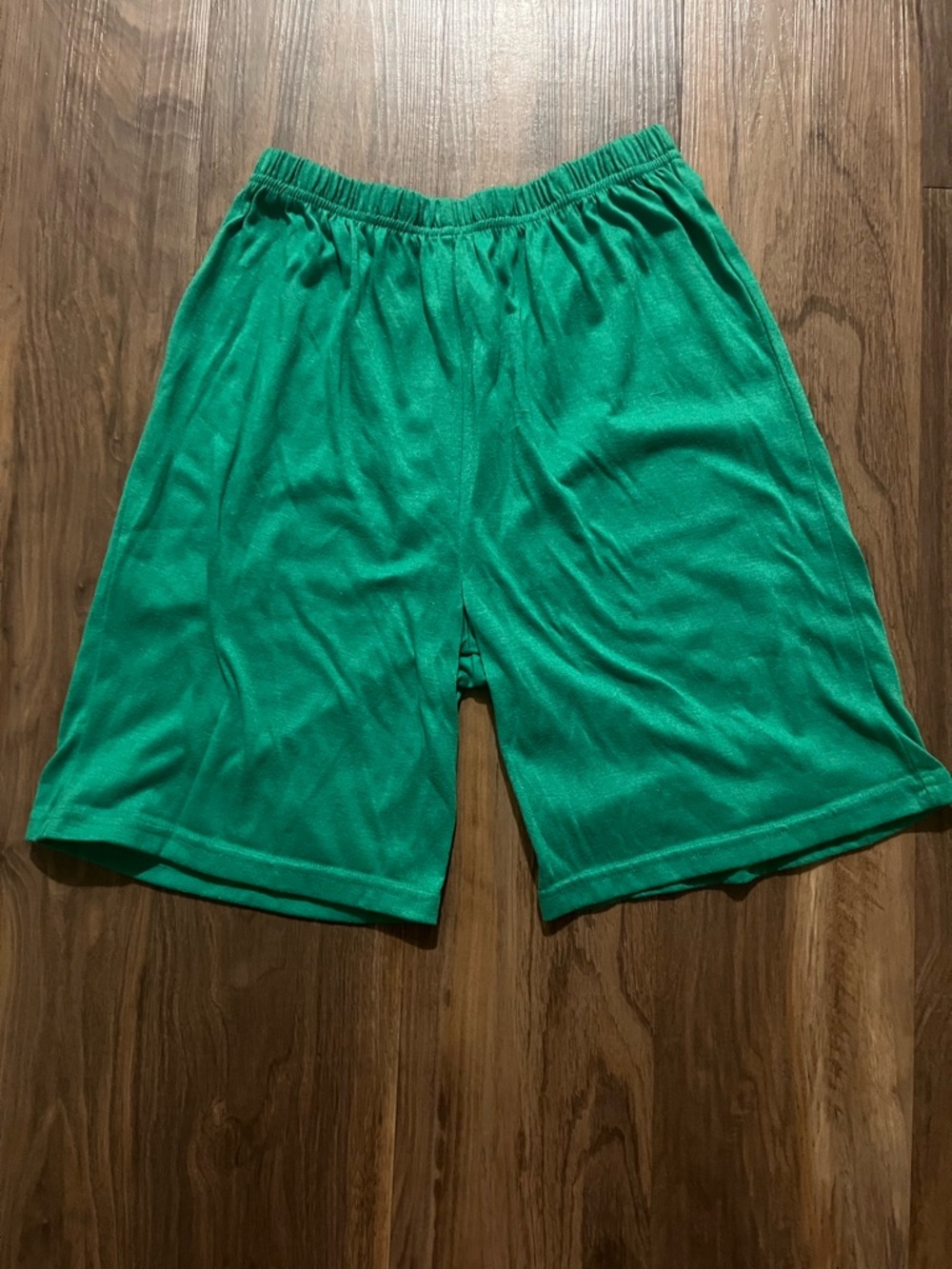 Kids Green Pajama Bottoms - Comfortable Sleep Shorts